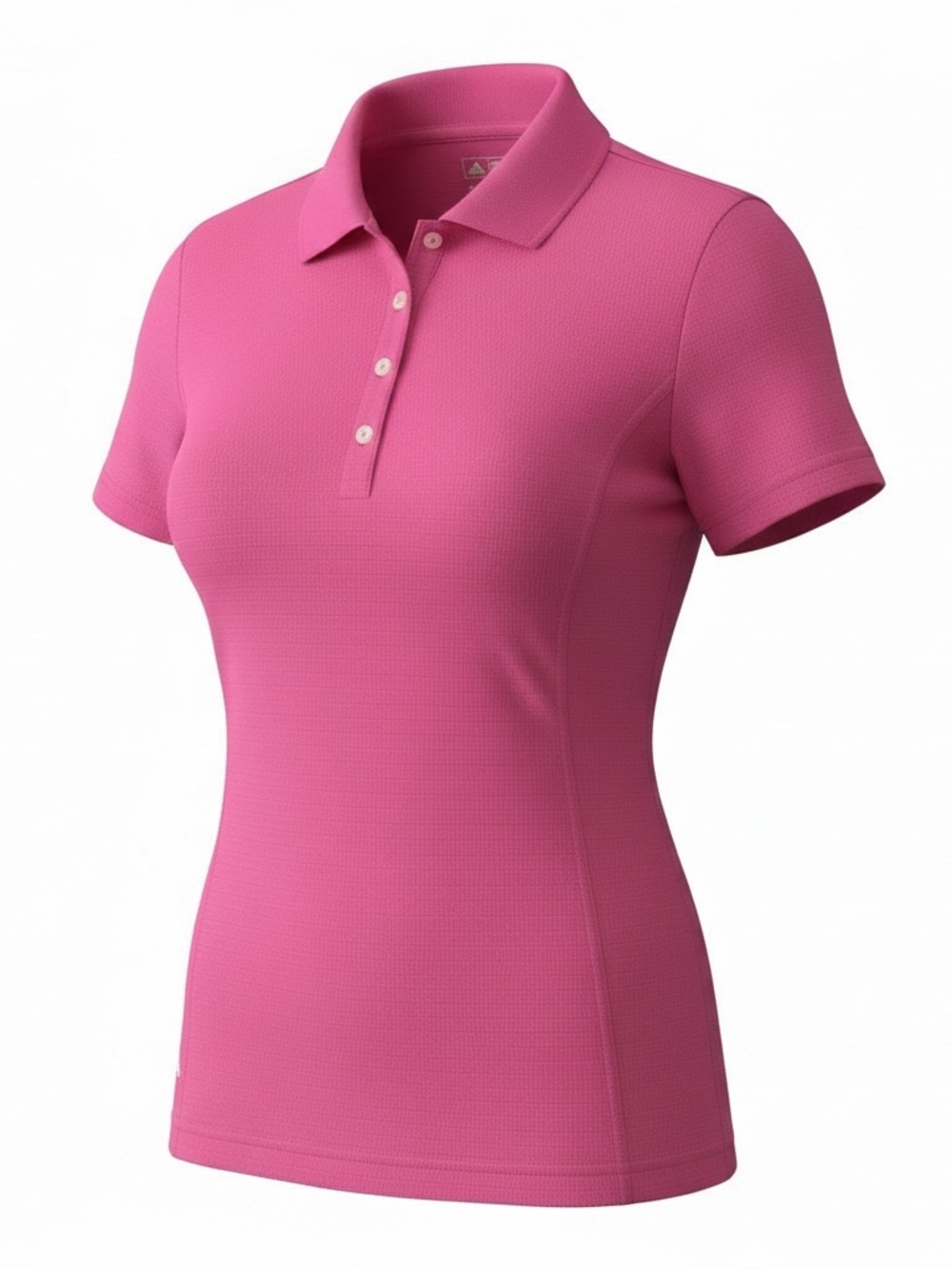 adidas Women’s Pink Polo - Short Sleeve Performance Top